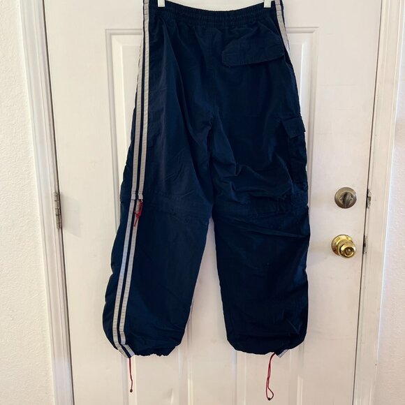 Vintage Abercrombie & Fitch Men's Black Nylon Paratrooper Utility Pants Sz sm - Picture 7 of 11